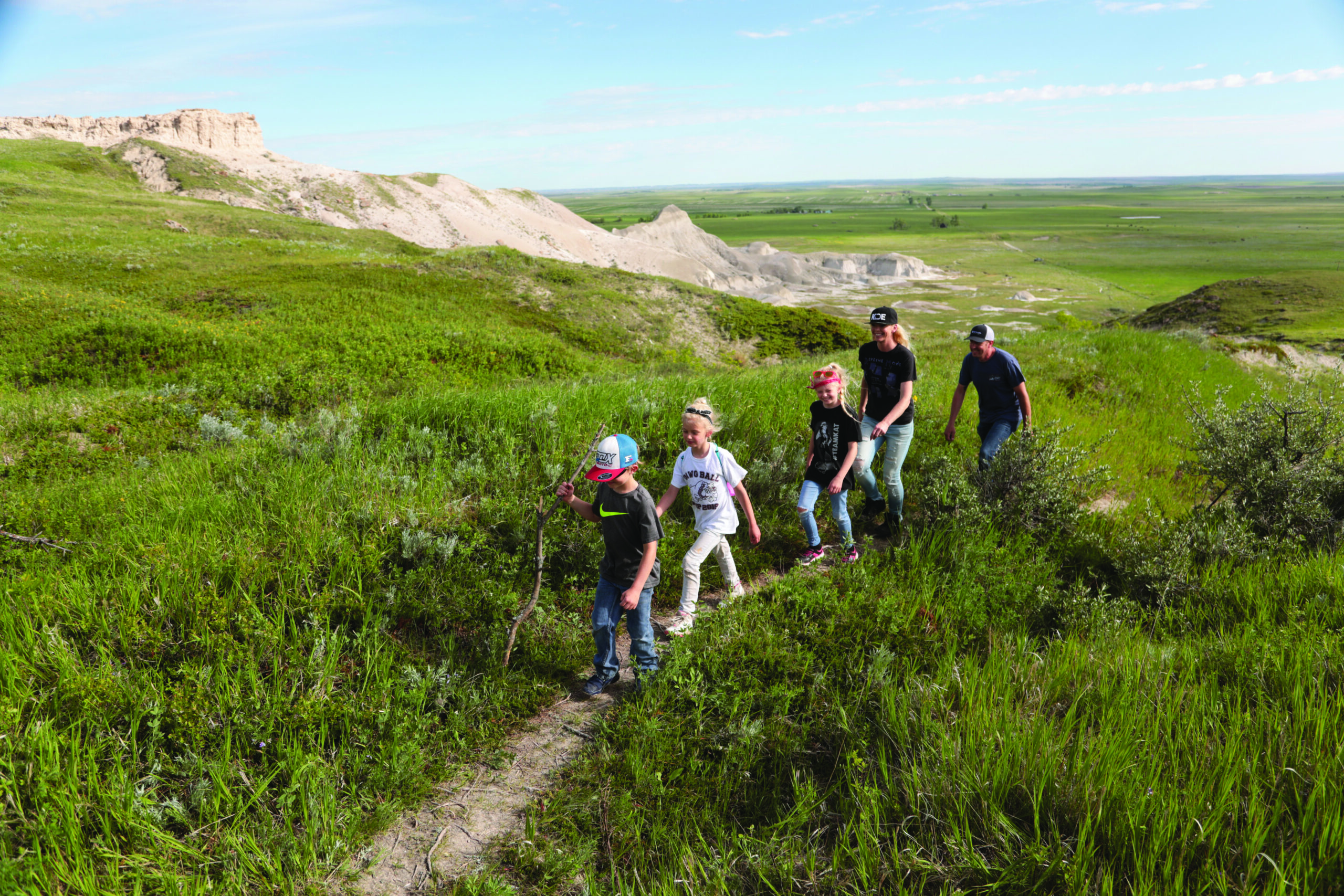 Allerding Family, Bowman, North Dakota - 2019, White Butte