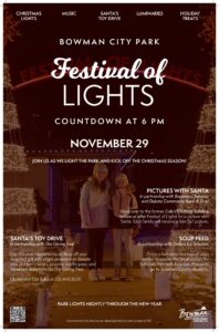 Festival of Lights @ Bowman City Park