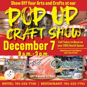 Pop Up Craft Show @ Bowman Lodge & Convention Center