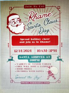 Rhame Santa Claus Day