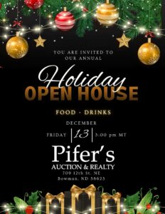 Pifer's Annual Holiday Open House @ Pifer's Auction and Reality