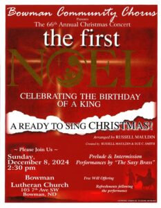 Annual Christmas Concert - The First Noel @ Bowman Lutheran Church