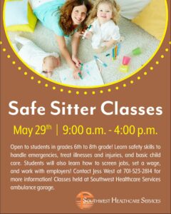 Safe Sitter Classes @ Bowman Ambulance Garage