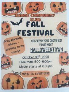 Rhame Community Club Fall Festival @ Rhame Community Club