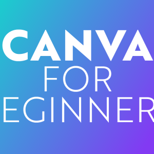 Canva For Beginners Poster